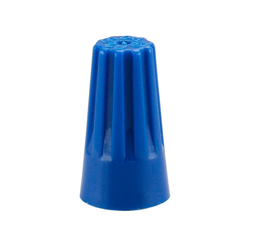 CONECTOR CONICO AZUL CON RESORTE 22-14 AWG 600V (100U) Nº22