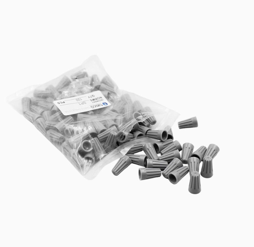 CONECTOR CONICO GRIS CON RESORTE 22-16 AWG 600V (100U) Nº11