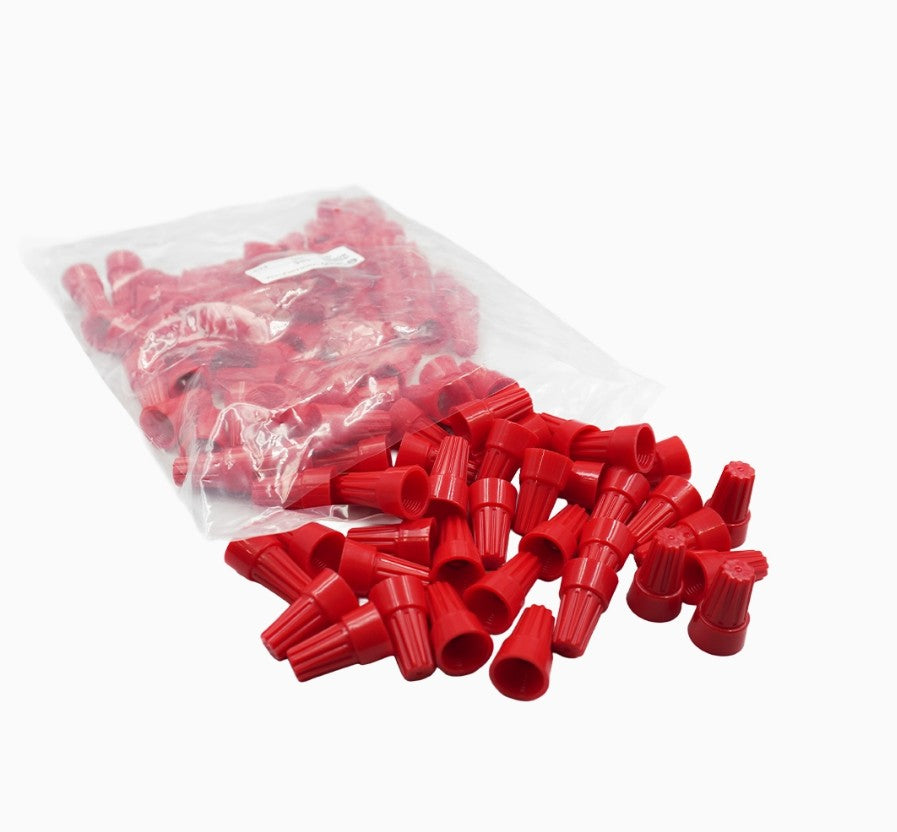 CONECTOR CONICO ROJO CON RESORTE 22-10 AWG 600V (100U) Nº66