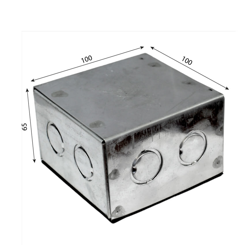 Caja Metalica Pregalvanizada A-11 100X100X65MM