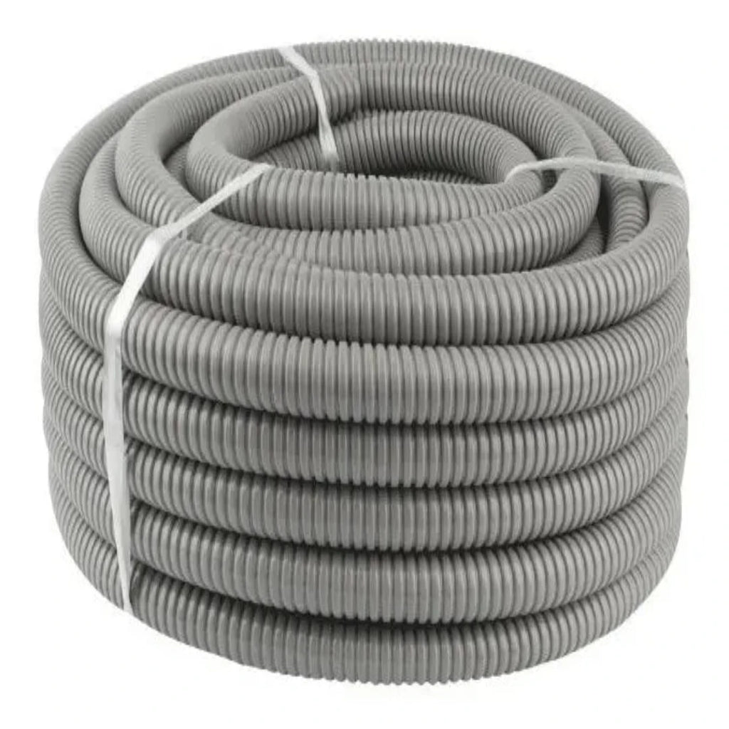 Conduit Flexible Metalico Con Pvc 25mm Gris Rollo De 50 metros