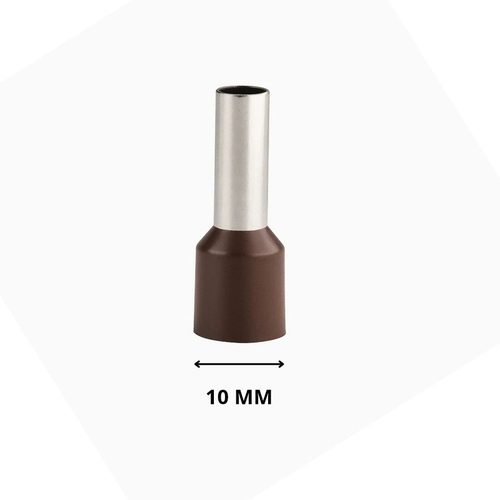 FERRULE 10mm (8 AWG) CAFE (100 U)