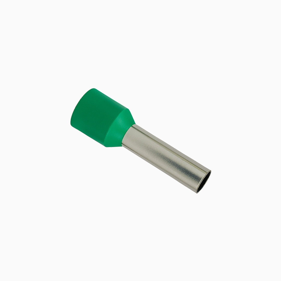 FERRULE 6mm (10 AWG) VERDE (100 U)