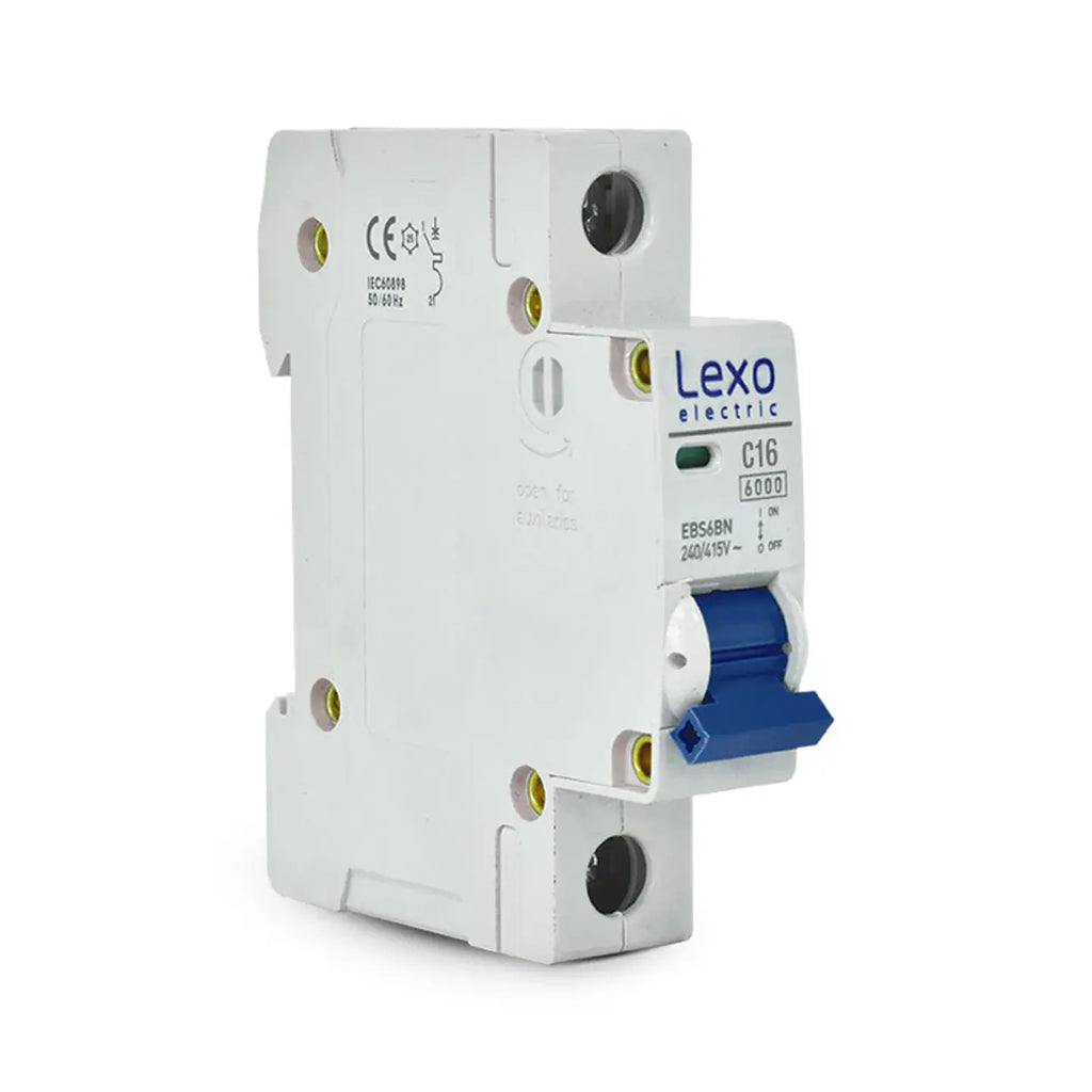 Interruptor Automatico 1p 16A Curva c 6K Lexo Certificado