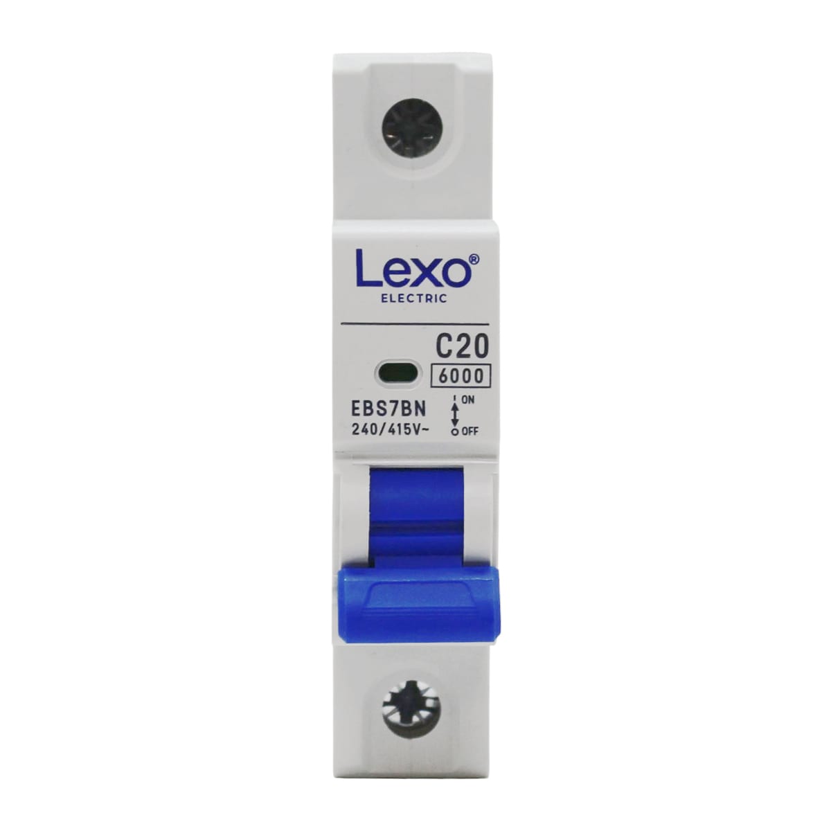 Interruptor Automatico 1p 20A Curva c 6K Lexo Certificado