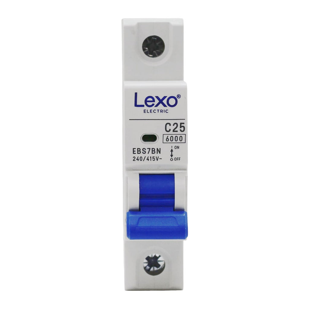 Interruptor Automatico 1p 25A Curva c 6K Lexo Certificado