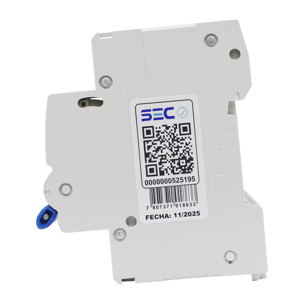 Interruptor Automatico 1p 40A Curva c 6K Lexo Certificado
