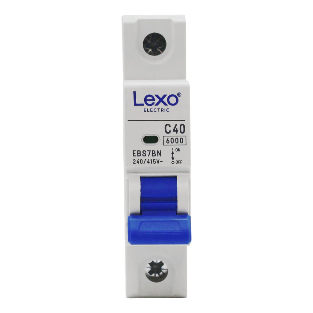 Interruptor Automatico 1p 40A Curva c 6K Lexo Certificado