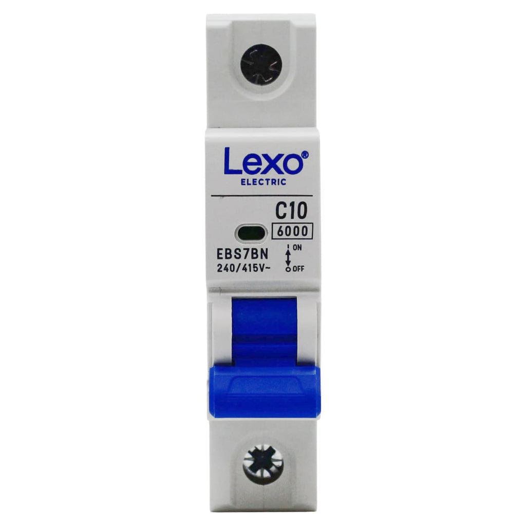 Interruptor Automatico 1p 10A Curva c 6K Lexo Certificado