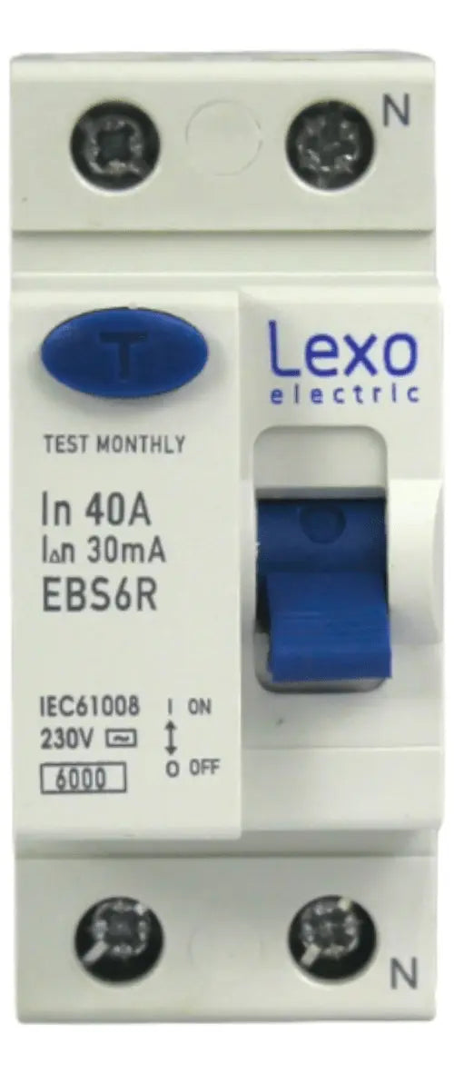 Interruptor Diferencial 2x40a 30ma Lexo Certificado